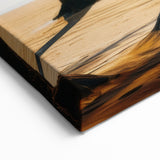 Malaysia Landscape Print – Serene Beach Scene with Palm Trees at Sunset