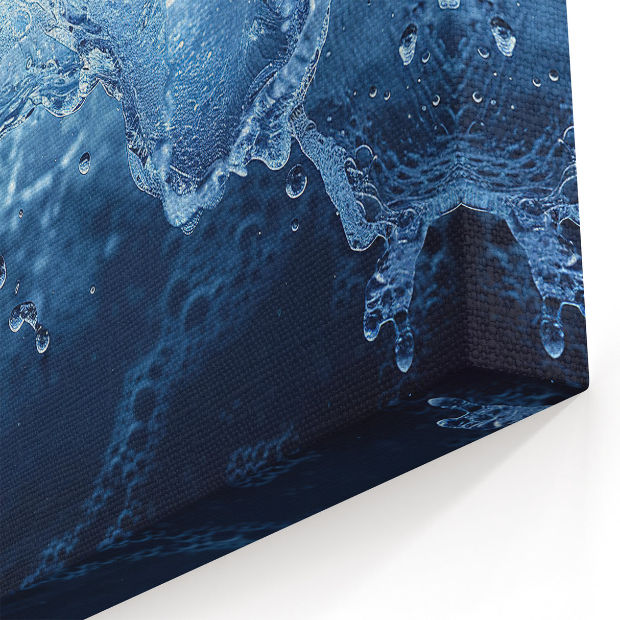 Dynamic Water Splash Art - Nature Close-Up Scenic Water-Themed Print