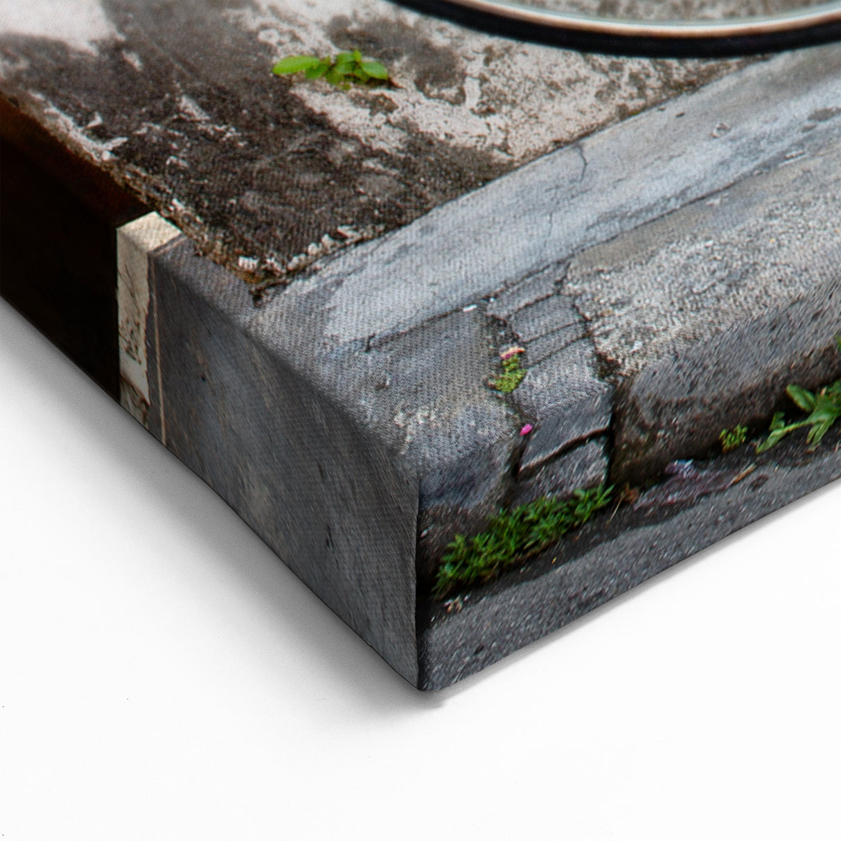 Malaysian Scenery Canvas – Bicycle Street Art with Playful Children Mural