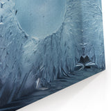 Crystal Ice Close-Up Art - Scenic Water-Themed Nature Wall Decor