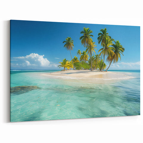 Jamaica Beach Posters - Tropical Island Paradise with Palm Trees