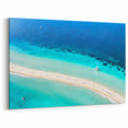 Scenic Jamaica Prints - Aerial View of Sandbar and Turquoise Waters