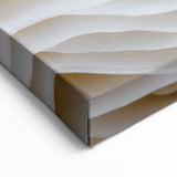 Elegant Leaf Close-Up: White Botanical Leaf Wall Art for Minimalist Decor