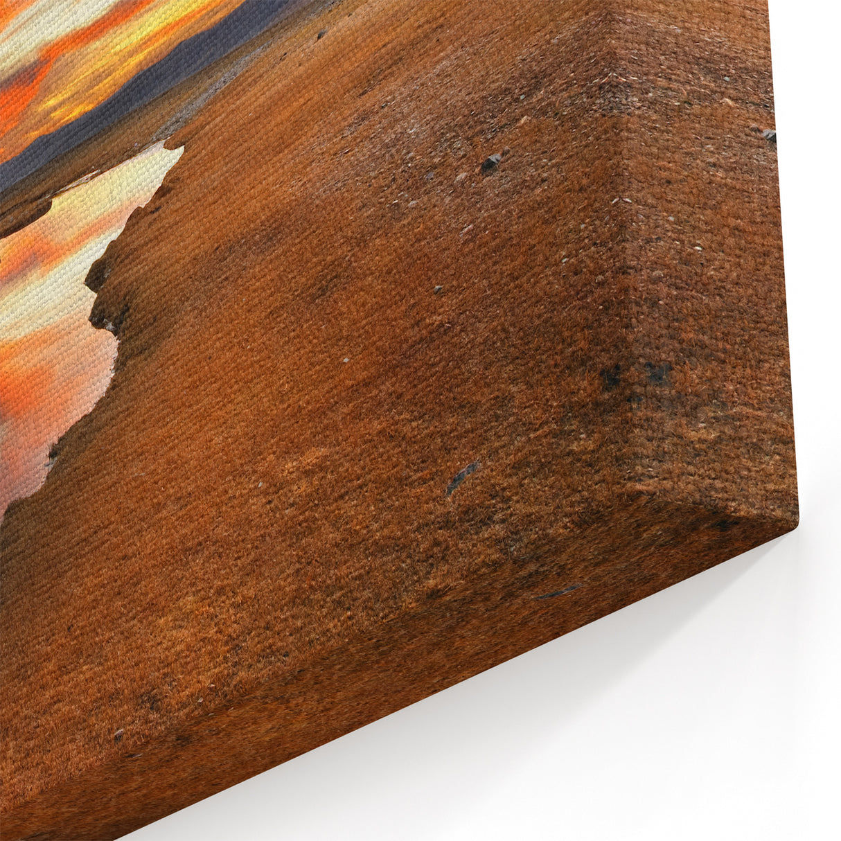 Gobi Desert Art Prints – Sunset Reflections on Mongolian River