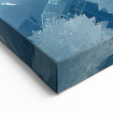 Crystalline Beauty: Ice and Frost Art – Winter Wall Decor Nature Close-Up
