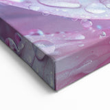 Floral Water Photography Art – Nature Close-Up Water-Themed Wall Decor