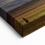 Traditional Mongolian Art – Yurt in Snow-Capped Mountain Landscape