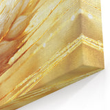 Golden Wheat Close-Up Leaf Art - Nature-Inspired Botanical Wall Decor
