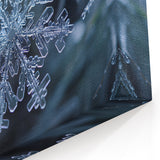 Frozen Perfection: Ice and Frost Art – Winter Snowflake Wall Decor