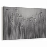 Frosted Fields: Ice and Frost Art – Monochrome Winter Wall Decor