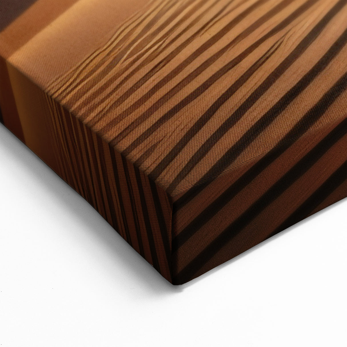 Gobi Desert Art - Golden Sand Dunes at Sunset in Mongolia