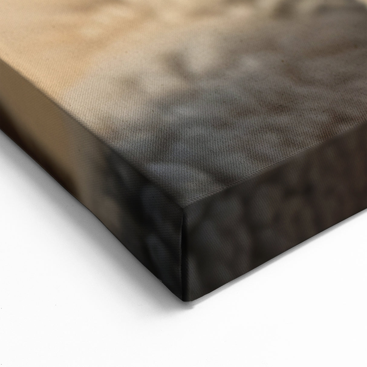 Nomadic Life Art - Smiling Child with Sheep in Mongolian Winter Landscape