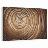 Tree Ring Close-Up Wall Art | Nature Canvas Prints for Home Decor