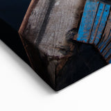 Lily Pad Boat Journey Myanmar Wall Art - Peaceful Water and Nature Scene