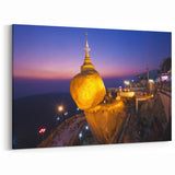 Golden Rock Pagoda Myanmar Wall Art - Southeast Asia Scenic Prints