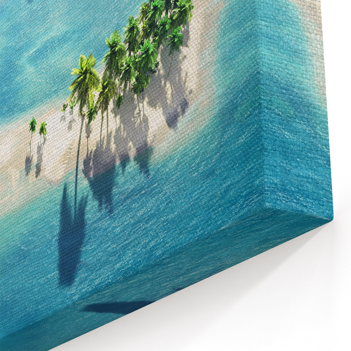 Maldives Wall Art - Stunning Ocean View Island Paradise Canvas Prints