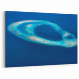 Maldives Ocean View Wall Art - Serene Aerial Island Paradise Prints