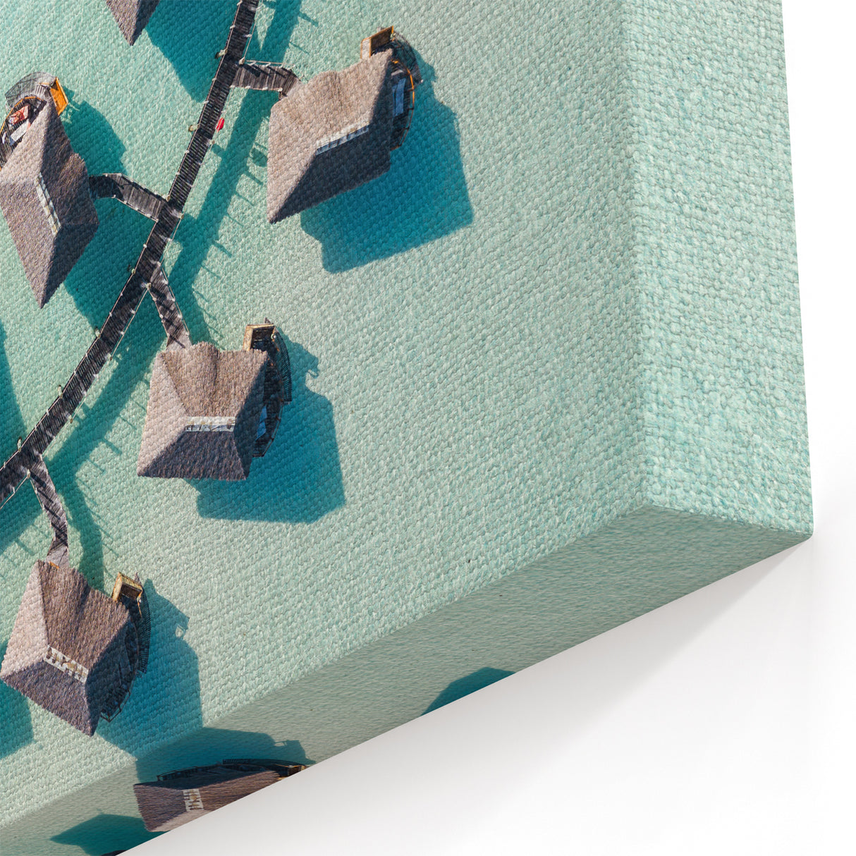 Maldives Photography Prints - Overwater Villas Tropical Island Art