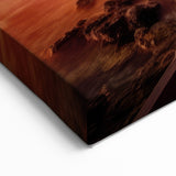 Maldives Sunset Wall Art – Vibrant Tropical Beach Canvas Prints