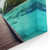 Maldives Ocean View Wall Art – Scenic Tropical Island Canvas Prints