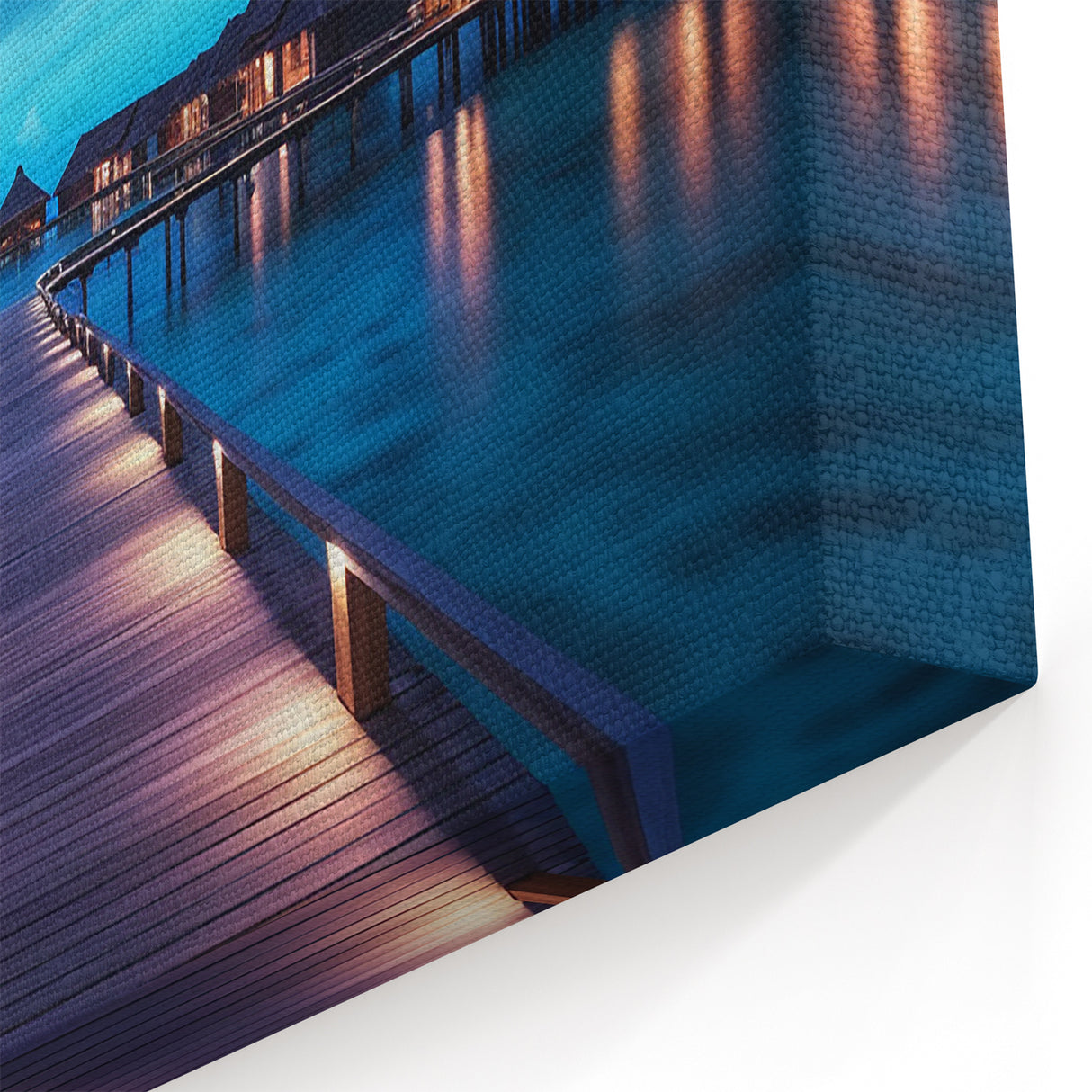 Maldives Night Sky Villas Wall Art – Luxury Ocean View Canvas Prints