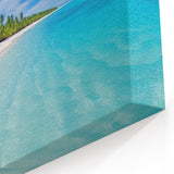 Maldives White Sand Beach Wall Art – Tropical Paradise Canvas Prints