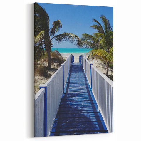 Tropical Island Art - Pathway to Caribbean Beach