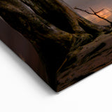 French Caribbean Art - Night Beach with Driftwood