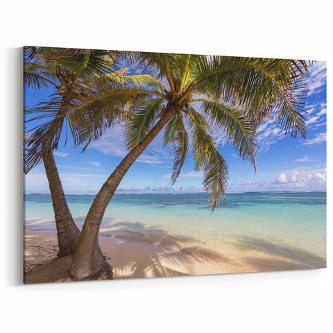 Caribbean Scenery Art - Exotic Beach Scene from Martinique Wall Art