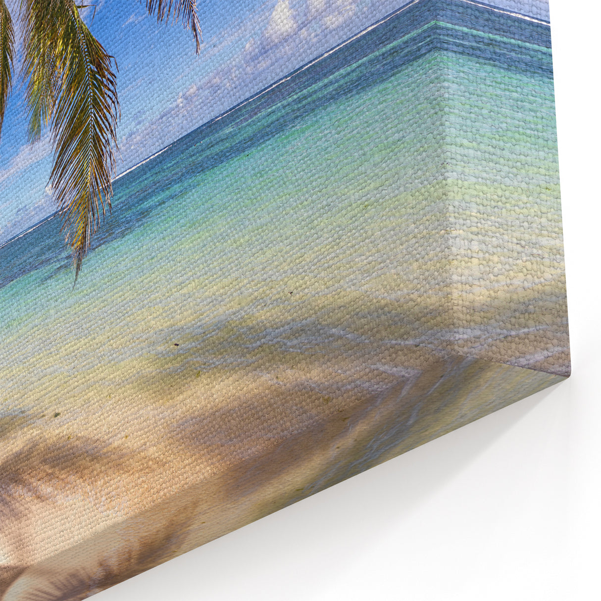 Caribbean Scenery Art - Exotic Beach Scene from Martinique Wall Art