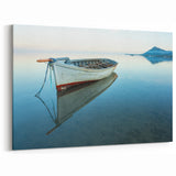 Scenic Martinique Prints - Calm Caribbean Waters and Fishing Boat Art