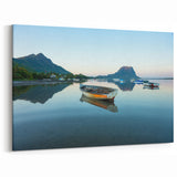 Caribbean Island Decor - Tranquil Boat Scene from Martinique Wall Art