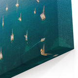 Martinique Wall Art - Scenic Caribbean Island Boats on Tranquil Waters