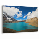 Himalayan Landscape Photography - Pristine Alpine Lake and Snowy Peaks