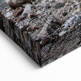 Traditional Nepali Artwork - Yaks by Alpine Lake and Majestic Peaks