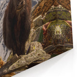 Traditional Nepali Artwork - Majestic Yak in Snow-Capped Himalayas