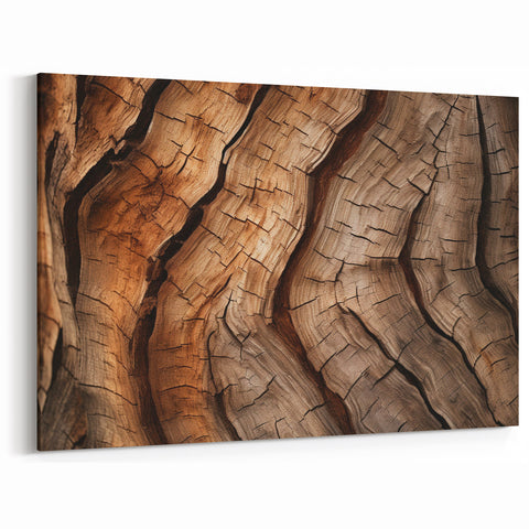Cracked Tree Texture: Nature Wall Art for Elegant Home Interiors
