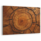 Golden Tree Rings: Nature-Inspired Tree Wall Art for Modern Interiors