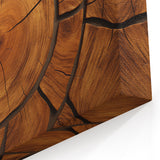 Golden Tree Rings: Nature-Inspired Tree Wall Art for Modern Interiors