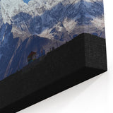 Himalayan Scenery Art - Majestic Snow-Capped Peaks Under Clear Sky