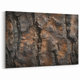 Burnt Tree Bark: Rustic Tree Wall Art for Nature-Inspired Interiors