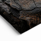 Burnt Tree Bark: Rustic Tree Wall Art for Nature-Inspired Interiors