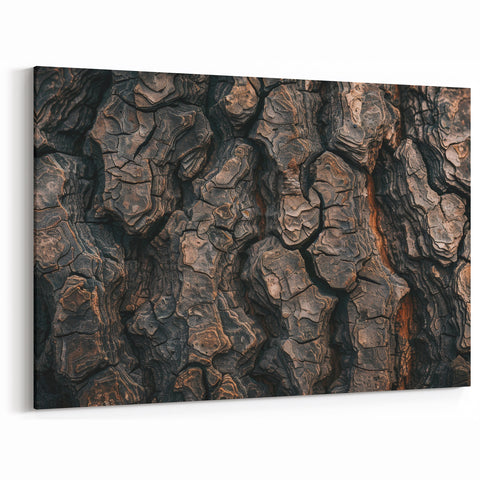 Detailed Tree Bark: Nature Wall Art for Rustic and Modern Interiors