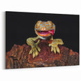 Animal Wall Art - Gecko Close-Up Wildlife Photography Canvas Print
