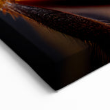 Animal Wall Art - Wasp Close-Up Macro Wildlife Photography Canvas Print