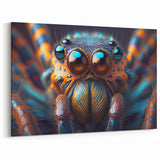 Animal Wall Art - Spider Macro Close-Up Nature Photography Canvas Print