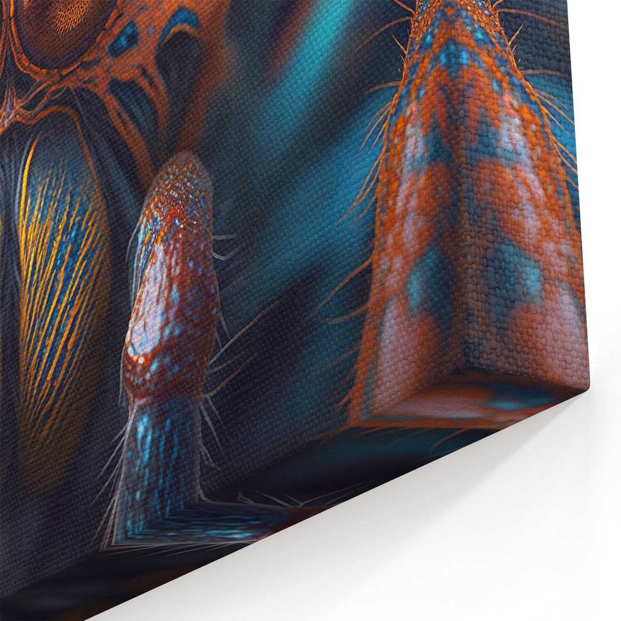 Animal Wall Art - Spider Macro Close-Up Nature Photography Canvas Print