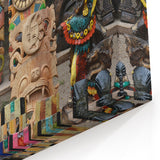 Mexico Yucatan Prints - Vibrant Mayan Cultural Art Yucatan Canvas Art