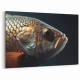 Close-Up Fish Animal Wall Art - Nature Inspired Wildlife Photography Print
