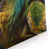 Vibrant Parrot Bird Art Print - Nature Close-Up Wildlife Canvas Wall Art
